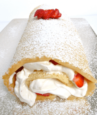 Strawberry Cheesecake Cake Roll - Tasty Recipes